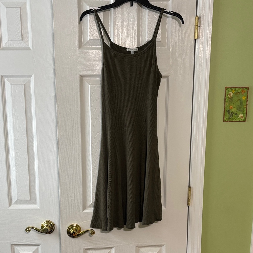 Charlotte Russe Olive Mini Dress